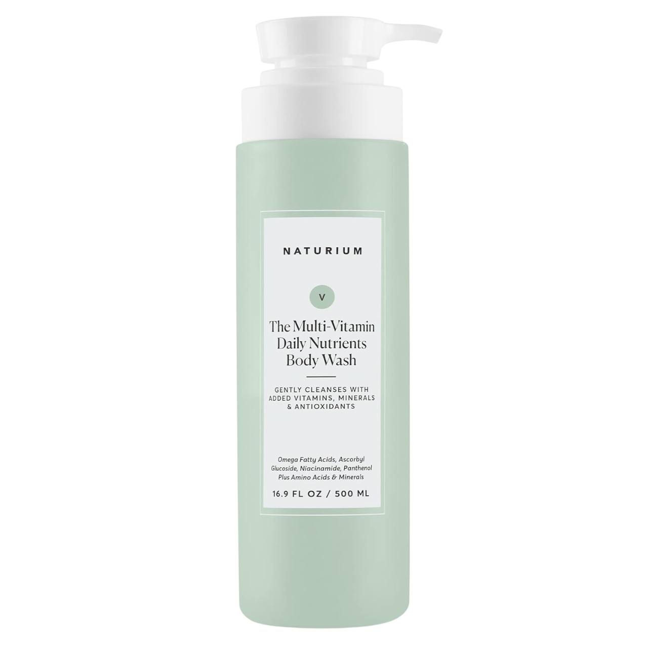Naturium The Perfector/Booster/Brightener/Energizer/Glow Getter/Multi Vitamin Body Wash, Gentle & Smoothing Cleanser - 16.9 Fl Oz