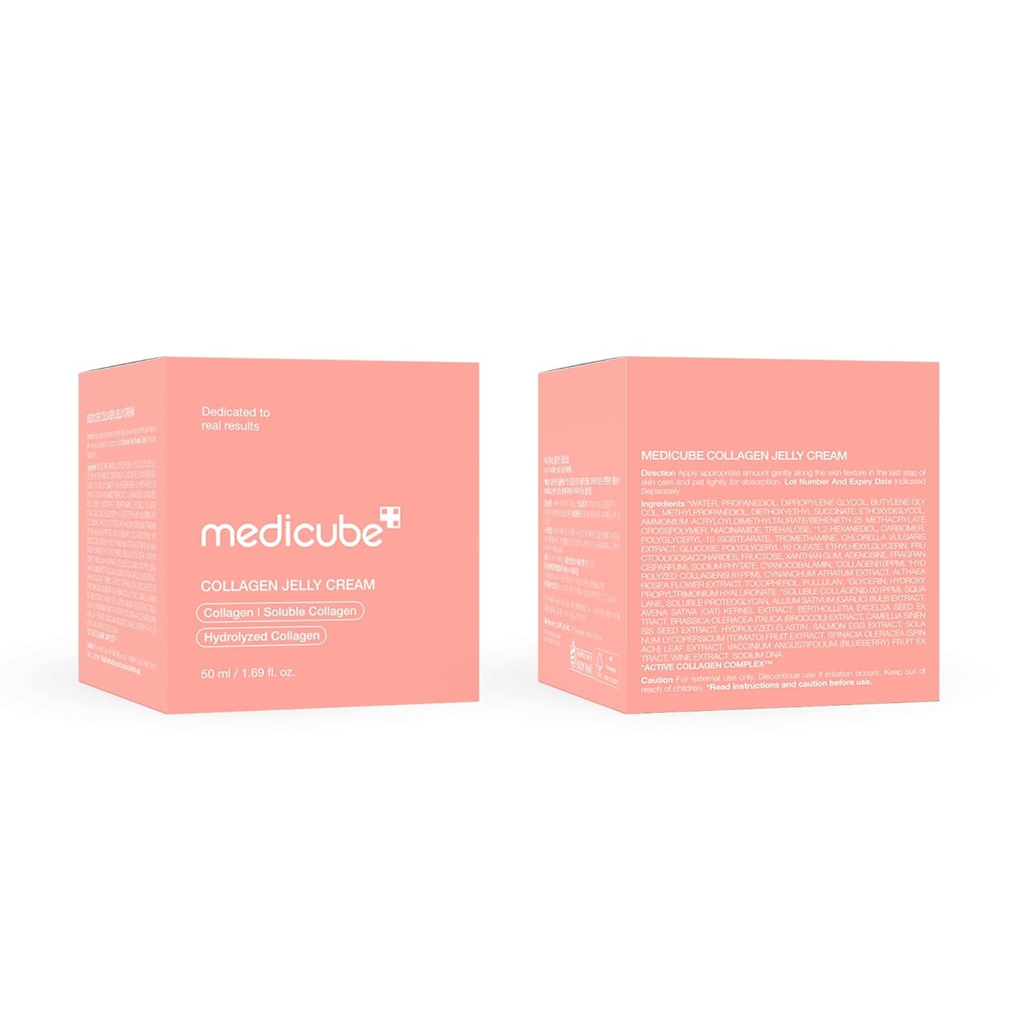 Medicube Collagen Jelly Cream- Niacinamide & Freeze-Dried Hydrolyzed Collagen - Boosts skin's barrier hydration and gives 24h Glow & Lifted Look - Korean skincare (1.69 Oz & 3.71 Oz)