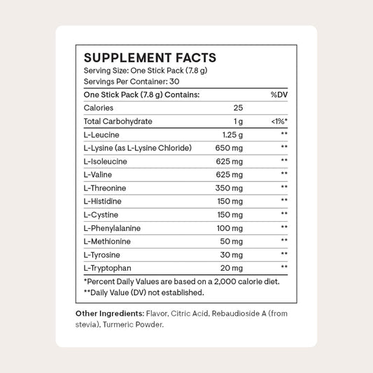 THORNE - Amino Complex - Clinically-Validated EAA and BCAA Powder for Pre or Post-Workout - Promotes Lean Muscle Mass & Exercise Recovery* - Lemon - NSF Certified for Sport - Dairy-Free - 30 Servings