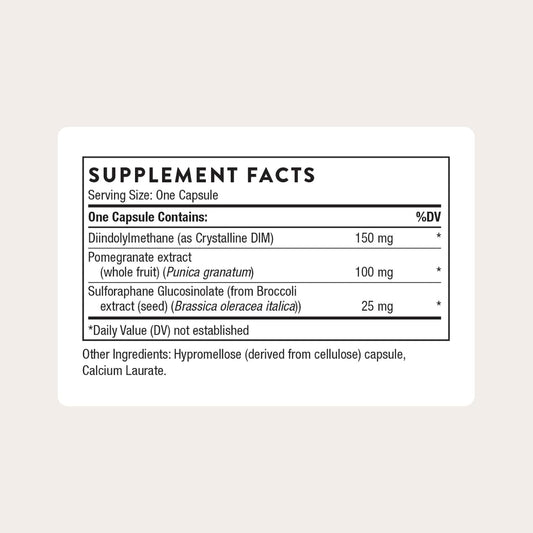 THORNE - Hormone Advantage - Estrogen Support & Hormone Balance for Men & Women* - Featuring DIM & Pomegranate Extract - Gluten, Dairy & Soy-Free - 60 Servings