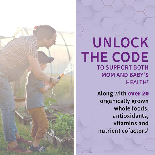 Garden of Life Vitamin Code Raw Prenatal Multivitamin for Women with Iron, Folate, Probiotics and Whole Food Nutrients - Immune and Cellular Energy Support, Non-GMO, Gluten-Free, Kosher, 10 Day Supply