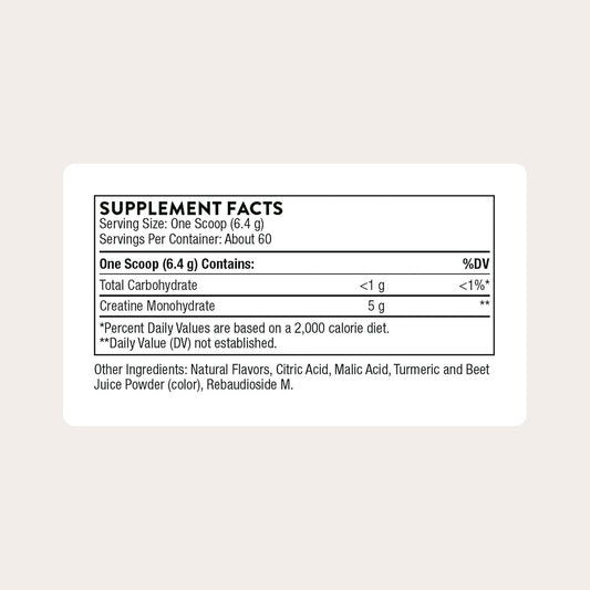 THORNE Creatine - Micronized Creatine Monohydrate Powder - Support for Muscles & Cognitive Function* - for Women & Men - Pineapple Orange - NSF Certified for Sport - 5 g per Serving - 60 Servings