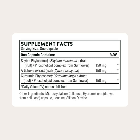 THORNE - S.A.T. - Milk Thistle Complex with Silymarin, Artichoke & Turmeric Extracts for Liver Function & Digestion Support* - Third-Party Certified - Gluten, Dairy & Soy-Free - 60 Capsules