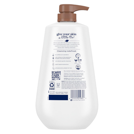 Dove Body Wash with Pump Restore Coconut & Cocoa Butter