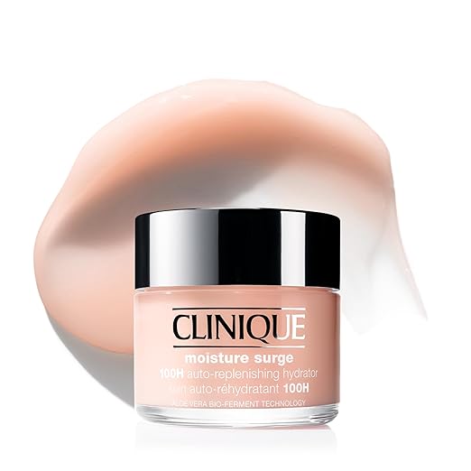 Clinique Moisture Surge 100H Auto-Replenishing Hydrator Oil Free Face Moisturizer | With Hyaluronic Acid, Aloe Bioferment and Vitamins C + E | For All Skin Types | Hydrating + Moisturizing