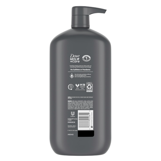 DOVE MEN + CARE Body and Face Wash Hydrating Clean Comfort Men's Body Wash