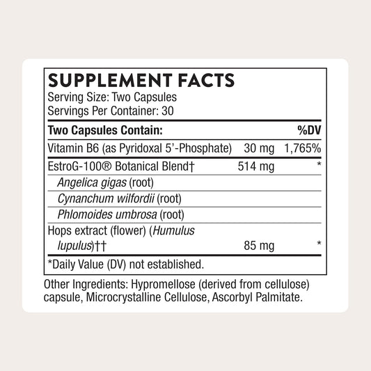 THORNE - Perimenopause Complete - Supports Mood Balance & Restful Sleep - Relief from Hot Flashes, Night Sweats & Vaginal Dryness* - Contains Herbal Ingredients - NSF Certified for Sport - 60 Capsules