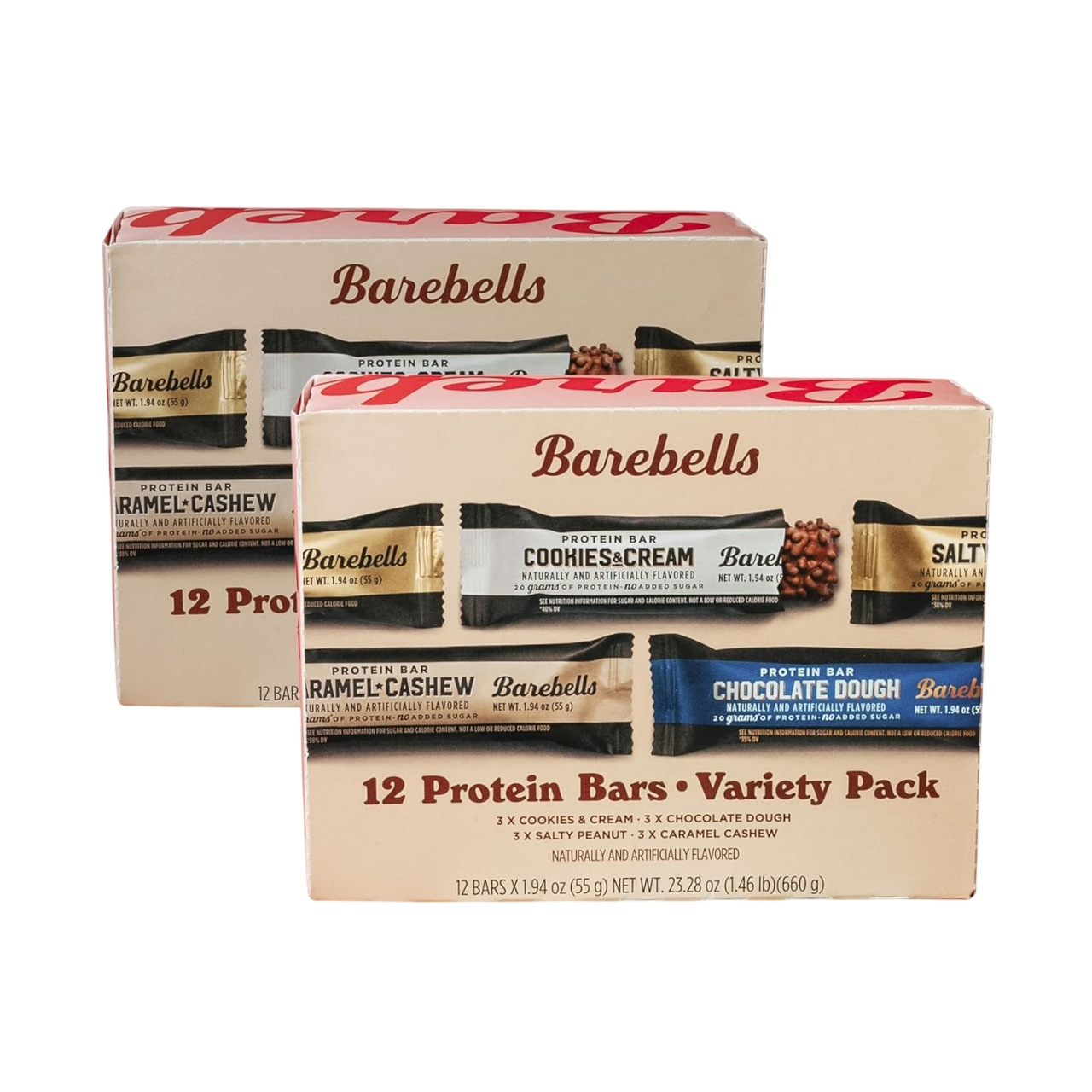 Barebells Protein Bars, Cookies & Cream/Cookies & Caramel/Birthday Cake/ Variety Pack
