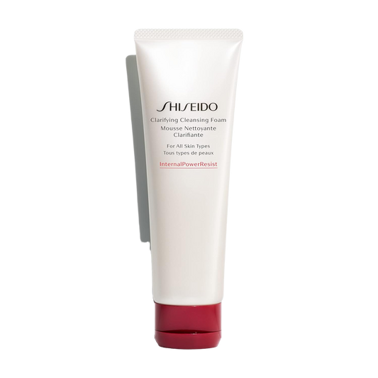 Shiseido Clarifying Cleansing Foam - 125 mL - Cleanses, Balances & Removes Impurities for Smoother, Radiant Complexion - For All Skin Types