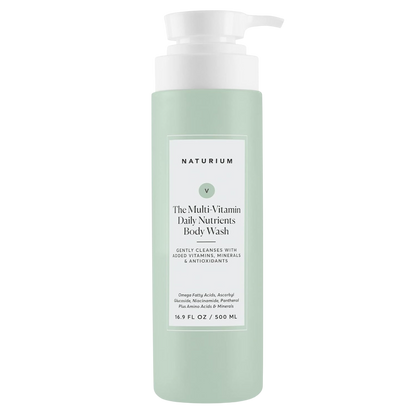 Naturium The Perfector/Booster/Brightener/Energizer/Glow Getter/Multi Vitamin Body Wash, Gentle & Smoothing Cleanser - 16.9 Fl Oz
