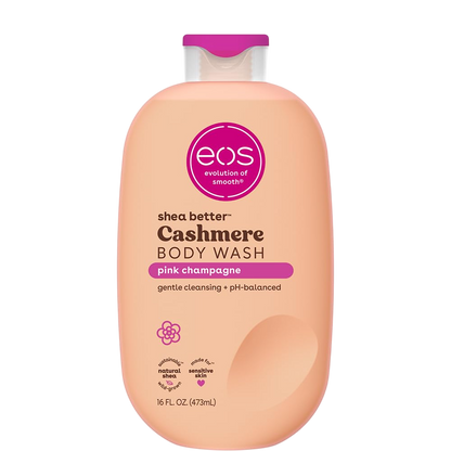 eos Cashmere Body Wash – Vanilla/Strawberry/Pink Champagne/Coconut Water/Creme De Pistachio/Fresh & Cozy Cashmere, Moisturizing Body Wash 16 Oz