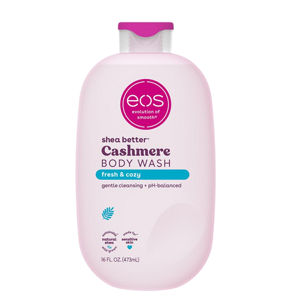 eos Cashmere Body Wash – Vanilla/Strawberry/Pink Champagne/Coconut Water/Creme De Pistachio/Fresh & Cozy Cashmere, Moisturizing Body Wash 16 Oz