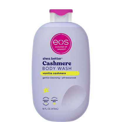 eos Cashmere Body Wash – Vanilla/Strawberry/Pink Champagne/Coconut Water/Creme De Pistachio/Fresh & Cozy Cashmere, Moisturizing Body Wash 16 Oz