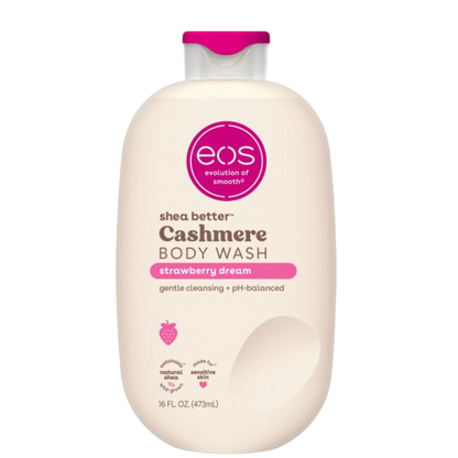 eos Cashmere Body Wash – Vanilla/Strawberry/Pink Champagne/Coconut Water/Creme De Pistachio/Fresh & Cozy Cashmere, Moisturizing Body Wash 16 Oz