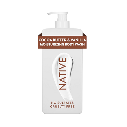 Native Moisturizing Body Wash Contains Naturally Derived Ingredients - Multiple Variants To Choose From - 11 Oz