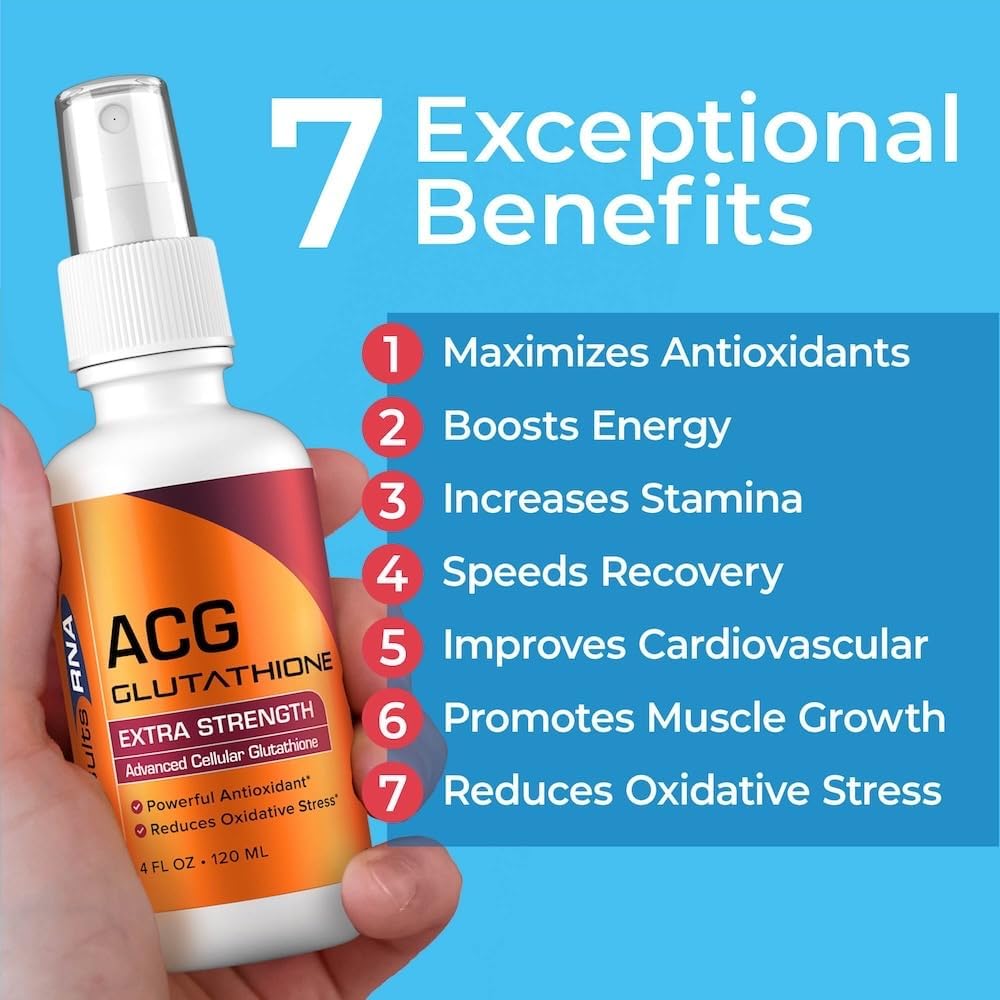 Results RNA - ACG Glutathione Extra Strength Immune Boost – Powerful Antioxidant & Immune Boost Formula in a Great Tasting Spray. Recommended by Doctors Worldwide ( 2 &4 Oz )