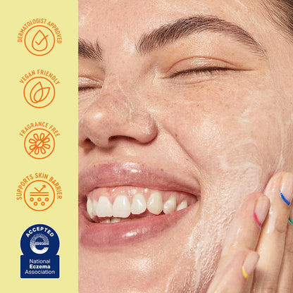 BYOMA Creamy Jelly Cleanser - Hydrating Facial Cleanser for Skin Barrier Repair -Tri-Ceramide Face Wash for Sensitive Skin & All Skin Types - Gently Removes Makeup & Excess Oil - 5.91 fl oz
