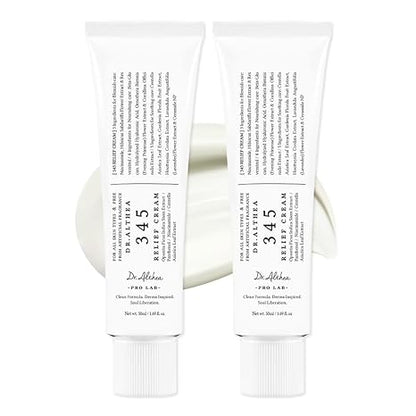 Dr.Althea 345 Relief Cream | Daily Face Moisturizer for Soothing Recovery and Blemish Care with PDRN & Niacinamide | Korean Vegan Skin Care for All Skin Types,