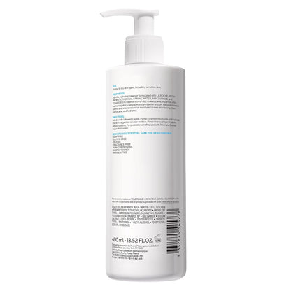 La Roche-Posay Toleriane Hydrating Gentle Face Cleanser, Hydrating Facial Cleanser With Niacinamide + Ceramides, Daily Face Wash For Dry Skin To Normal Skin, Sensitive Skin Tested, Fragrance Free