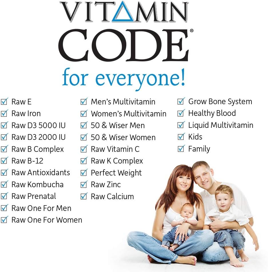 Garden of Life Vitamin Code Raw One for Men, Once Daily Multivitamin, One a Day Mens Vitamins Plus Fruit, Veggies & Probiotics for Mens Health, Vegetarian Multivitamins