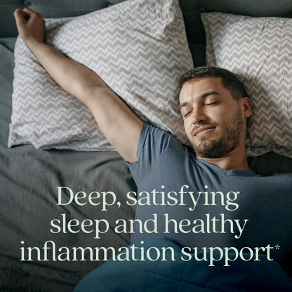New Chapter Turmeric Supplement + Sleep Aid - Turmeric Force Nighttime for Sleep Support with Valerian Root + Ginger + NO Black Pepper Needed + Non-GMO Ingredients - 60 Vegetarian Capsule