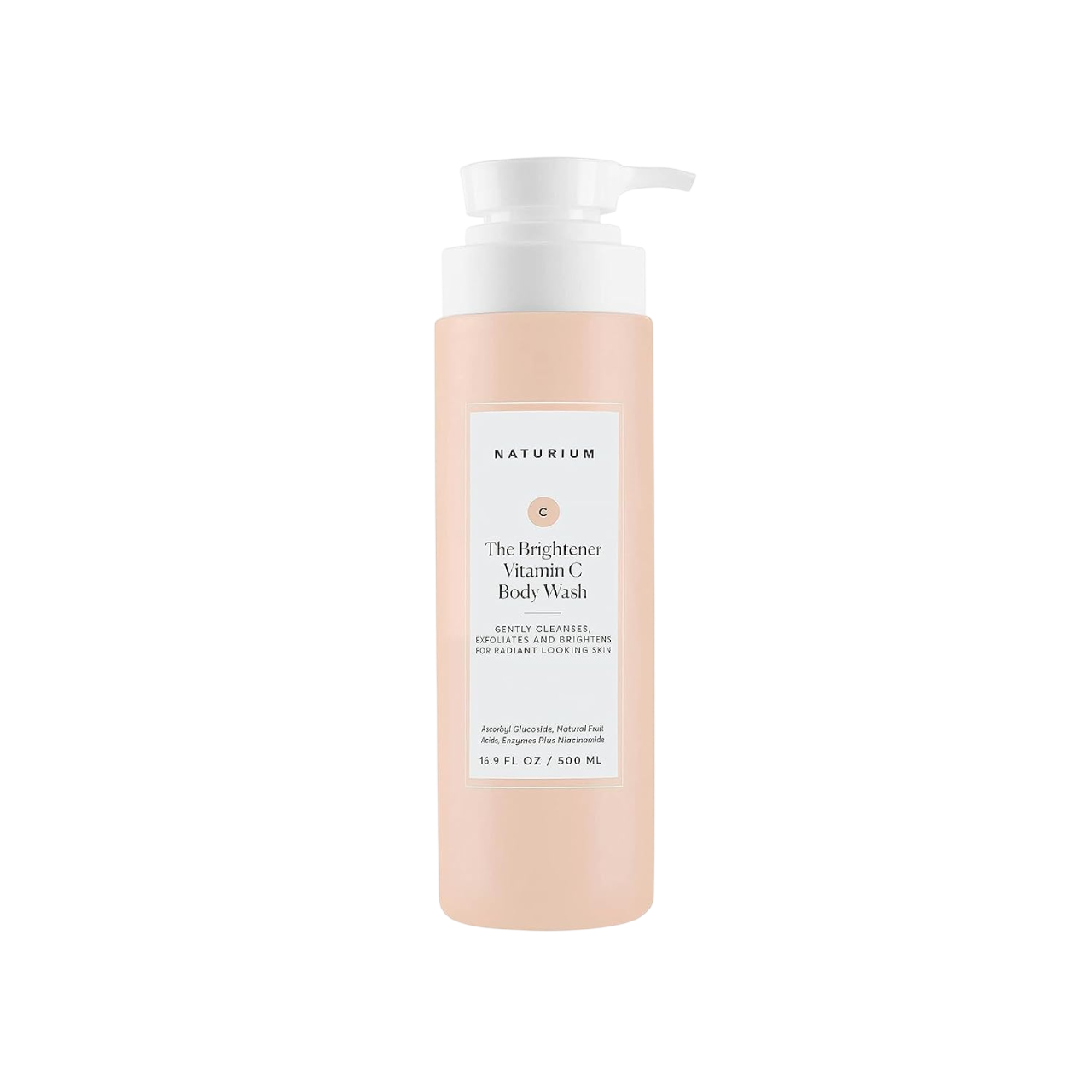 Naturium The Perfector/Booster/Brightener/Energizer/Glow Getter/Multi Vitamin Body Wash, Gentle & Smoothing Cleanser - 16.9 Fl Oz