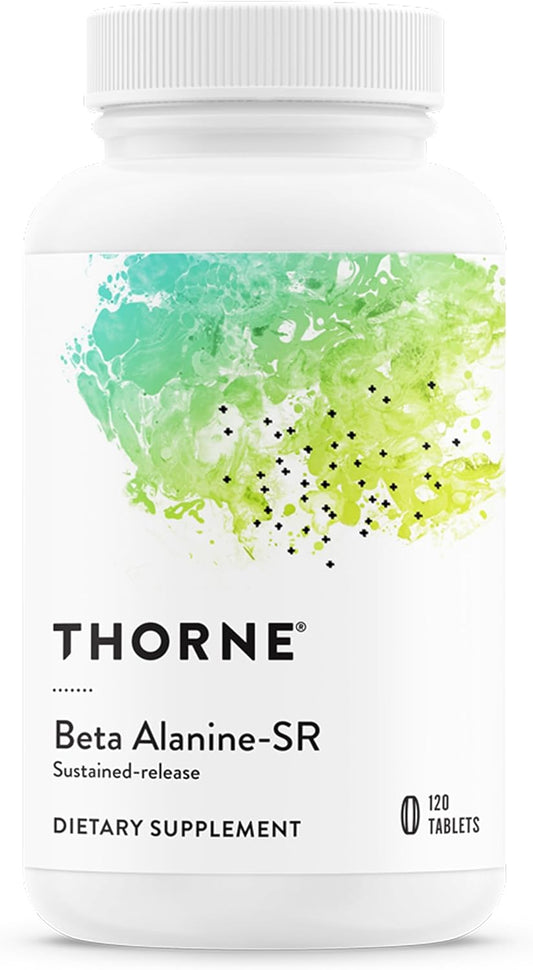 THORNE - Beta Alanine Sustained Release - Supports Muscle Output & Endurance - Helps Reduce Fatigue & Soreness* - Amino Acid Supplement - NSF Certified for Sport - Gluten & Dairy-Free - 120 Tablets
