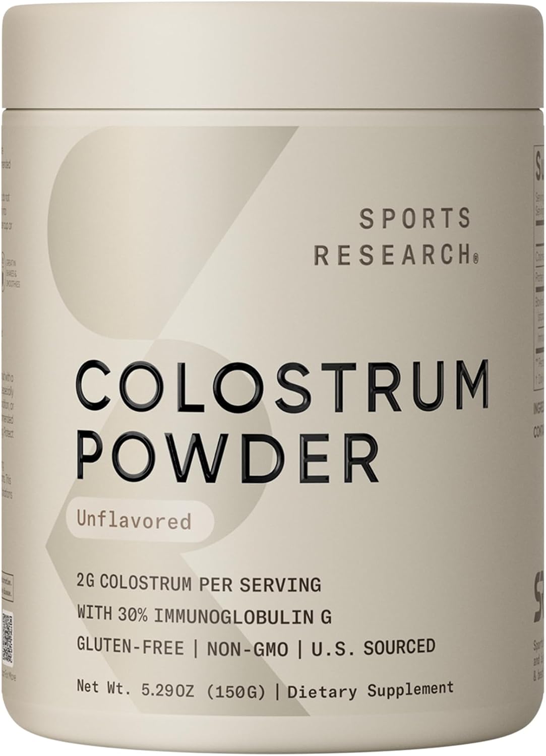 Sports Research® Collagen Peptides Protein Powder 16oz (Unflavored) | 11g Grass-Fed Collagen per Scoop · Hair, Skin & Joint Support · Easy to Mix in Coffee & Shakes - 41 Servings