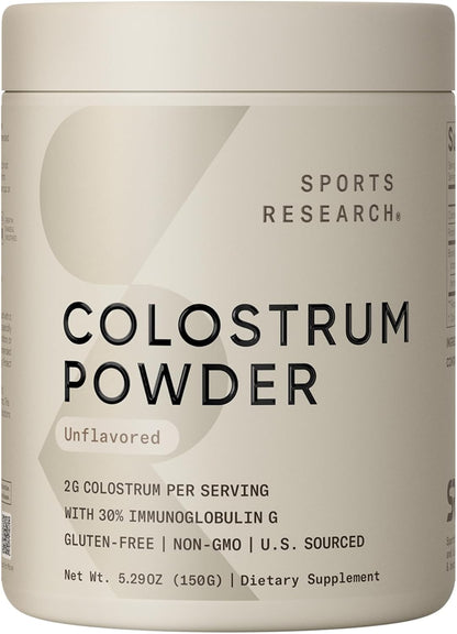 Sports Research® Collagen Peptides Protein Powder 16oz (Unflavored) | 11g Grass-Fed Collagen per Scoop · Hair, Skin & Joint Support · Easy to Mix in Coffee & Shakes - 41 Servings