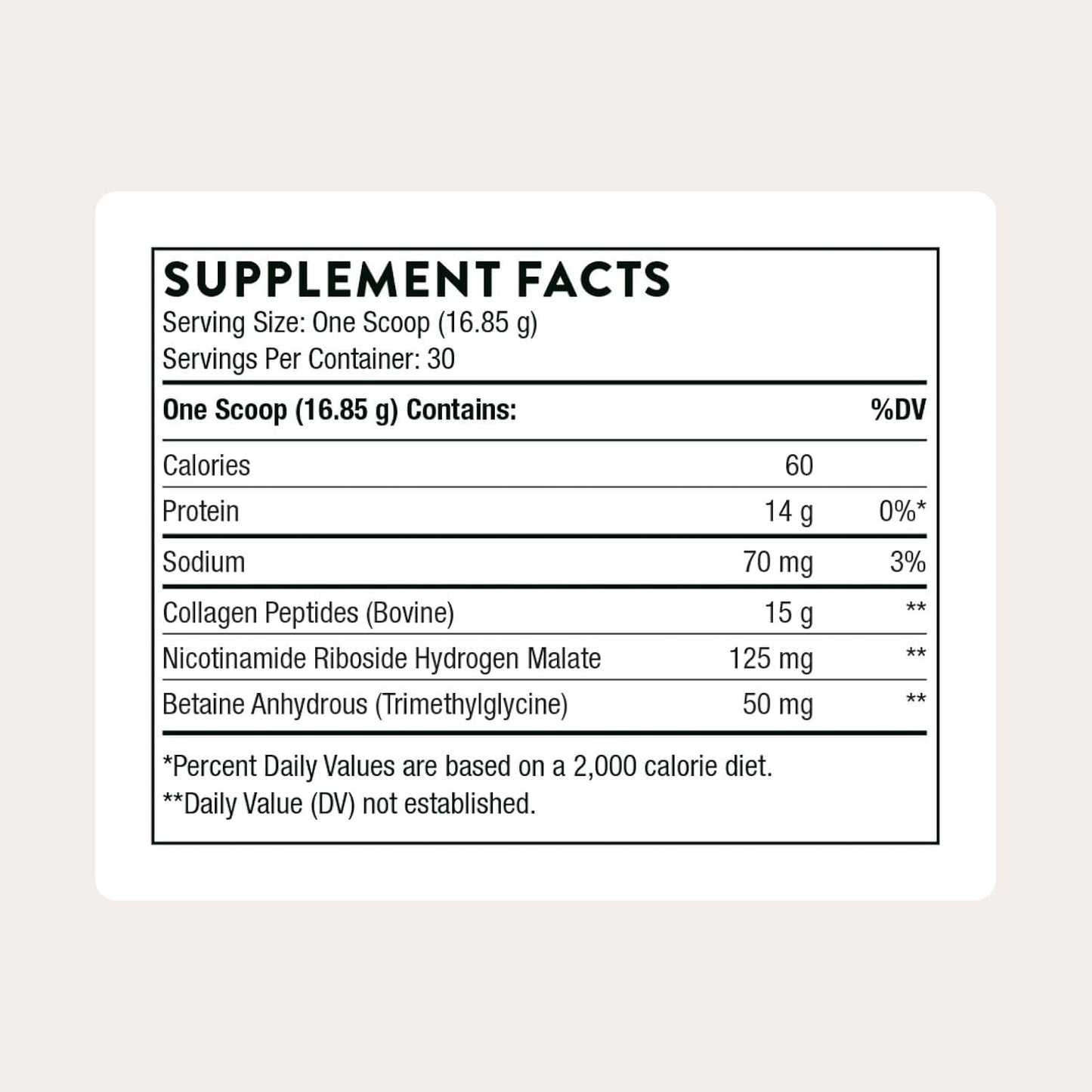THORNE - Collagen Fit - Grass-Fed Collagen Peptides with Nicotinamide Riboside - Supports Joints, Muscles, Bones & Skin* - NAD Supplement - NSF Certified for Sport - Gluten & Dairy-Free - 30 Servings