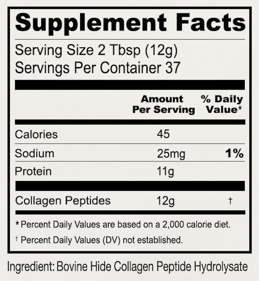 Anthony's Collagen Peptide Powder, 1 LB