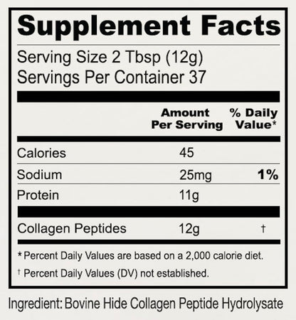 Anthony's Collagen Peptide Powder, 1 LB