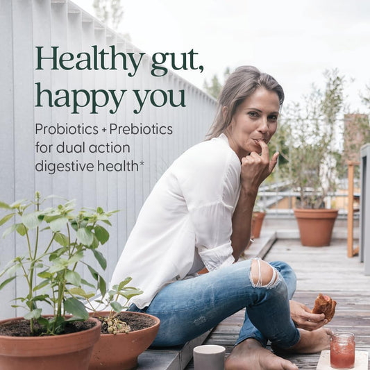 New Chapter Probiotic Gummies for Women and Men, All-Flora (1 Month Supply) – 55% Less Sugar+, Formulated for Holistic Gut Health Support with Probiotics + Prebiotic Fiber + 100% Vegan + Non-GMO