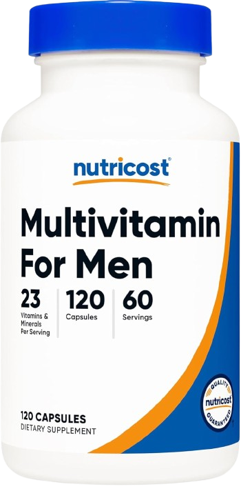 Nutricost Multivitamin for Men 120 Capsules - Vitamins and Minerals for The Healthy Man