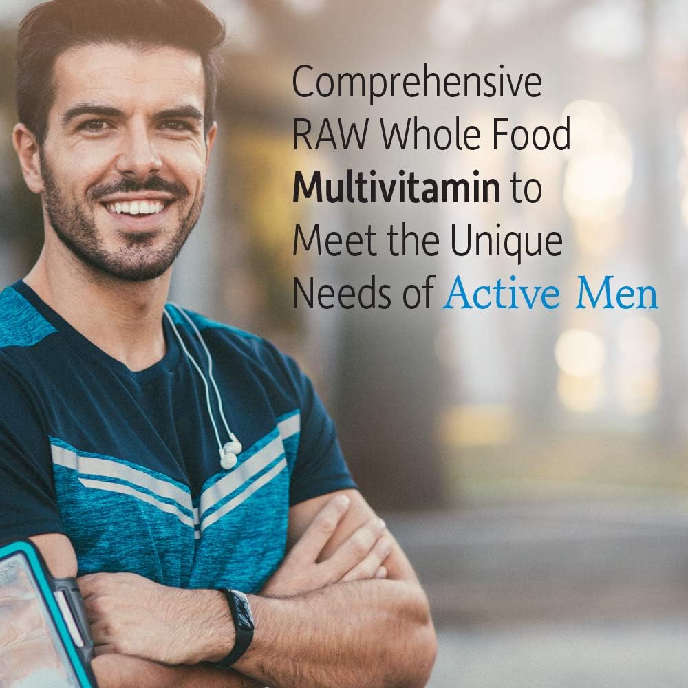Garden of Life Vitamin Code Raw One for Men, Once Daily Multivitamin, One a Day Mens Vitamins Plus Fruit, Veggies & Probiotics for Mens Health, Vegetarian Multivitamins
