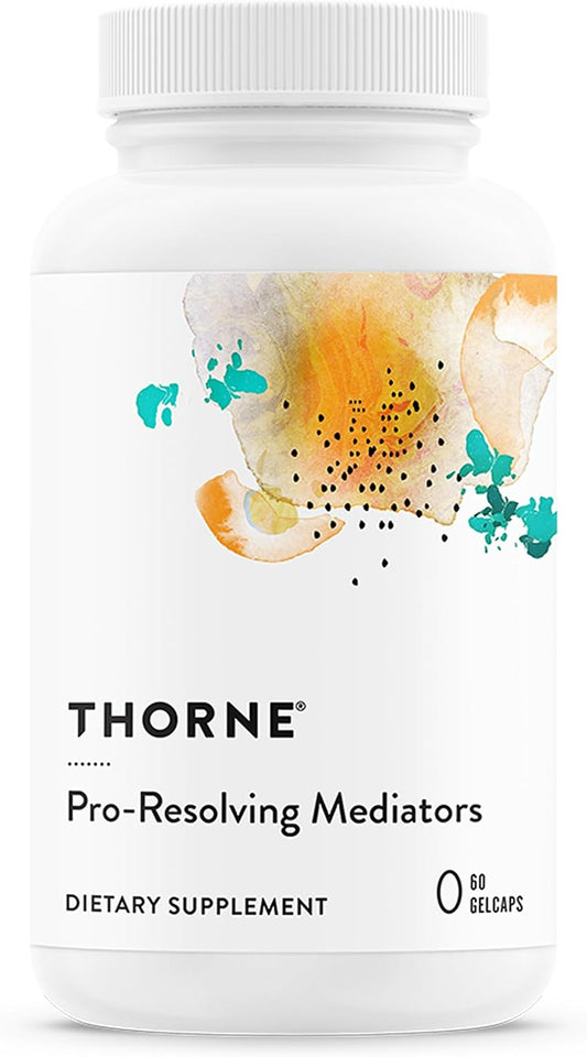 THORNE - Pro-Resolving Mediators - Combines Pre-Resolving Mediators with EPA & DHA - Supports Tissue Repair & Brain, Nerve, Cardiovascular & Immune Health* - Third-Party Certified - 60 Softgels