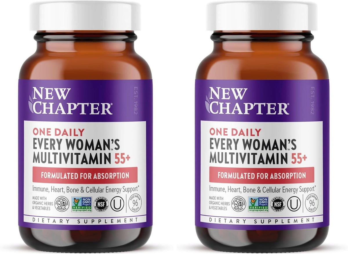 New Chapter Iron Supplement, Whole-Food Fermented Iron Complex Made with Organic Vegetables & Herbs + One Daily Non-Constipating Dose- 60ct, 2 Month Supply