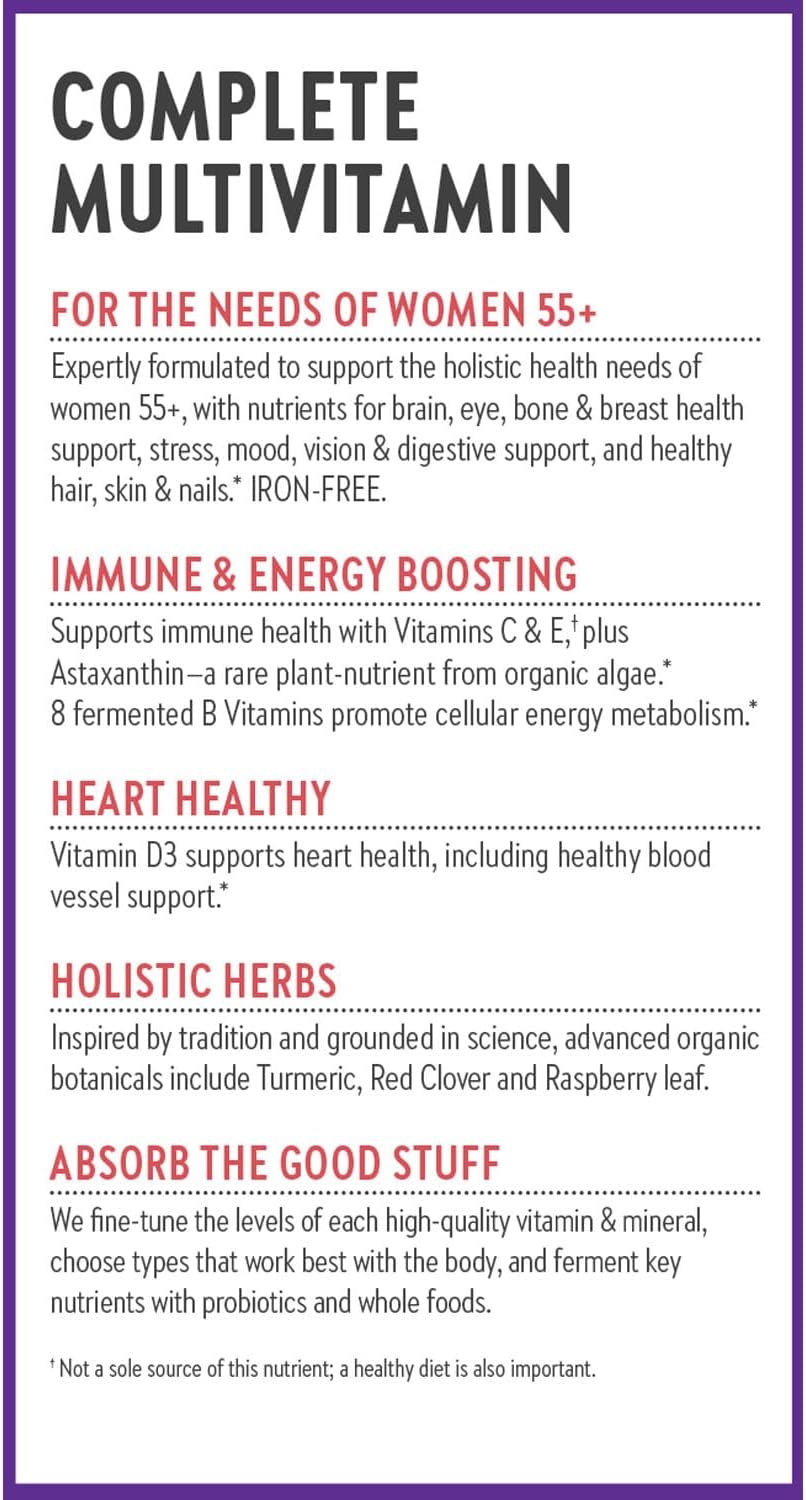 New Chapter Iron Supplement, Whole-Food Fermented Iron Complex Made with Organic Vegetables & Herbs + One Daily Non-Constipating Dose- 60ct, 2 Month Supply