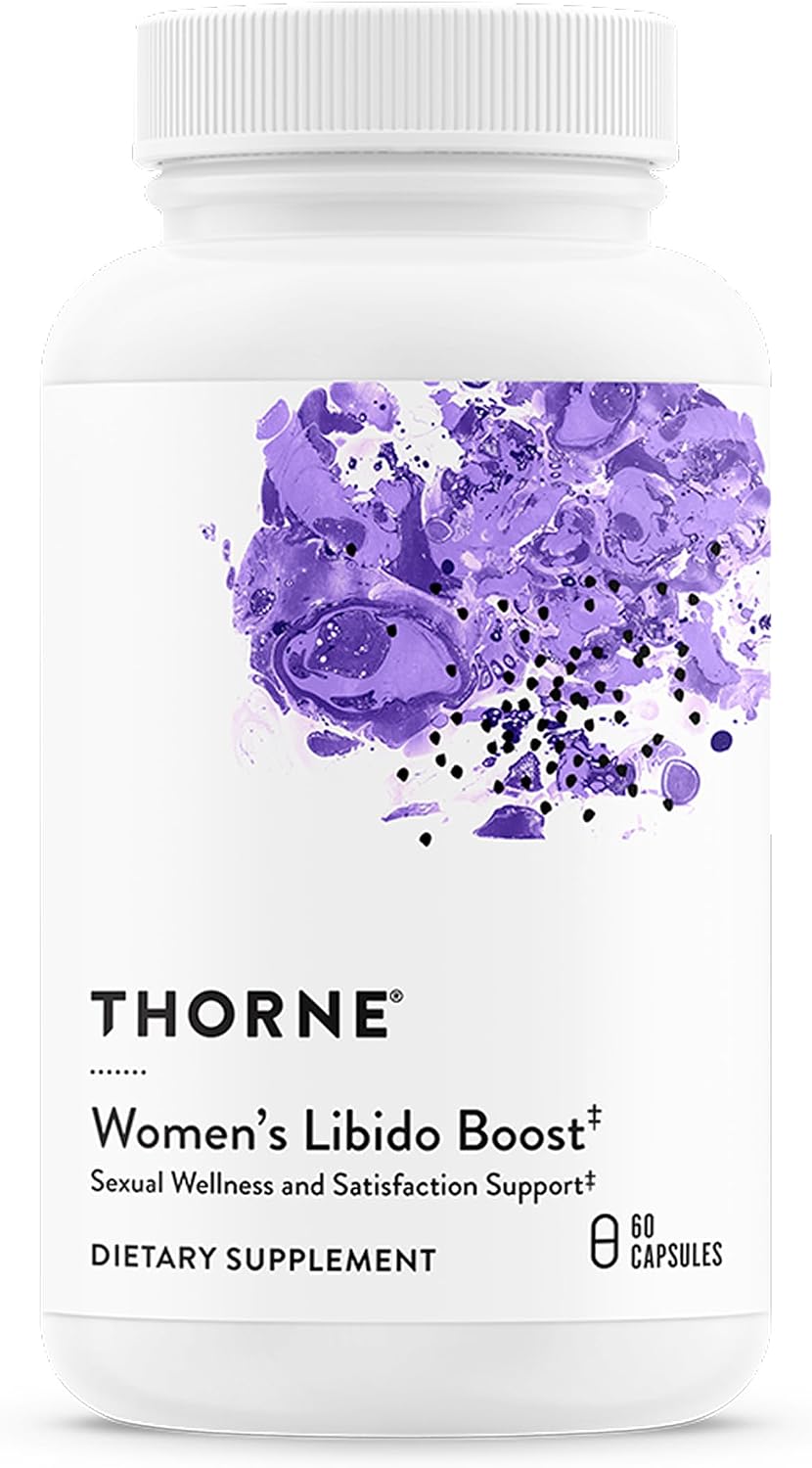 THORNE - Women's Libido Boost - Supports Vaginal Moisture, Mood & Overall Sexual Wellness* - Libido Supplement with Damiana, Fenugreek & Shatavari Extracts - NSF Certified for Sport - 60 Capsules