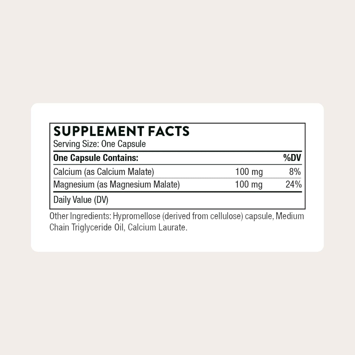 THORNE - Calcium-Magnesium Malate - Optimally Absorbed Magnesium & Calcium Mineral Supplement - Supports Bone, Muscle, Lung & Heart Health* - Third-Party Certified - Dairy & Gluten-Free - 240 Capsules
