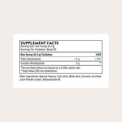 THORNE Creatine - Micronized Creatine Monohydrate Powder - Support for Muscles & Cognitive Function* - for Women & Men - Pineapple Orange - NSF Certified for Sport - 5 g per Serving - 60 Servings