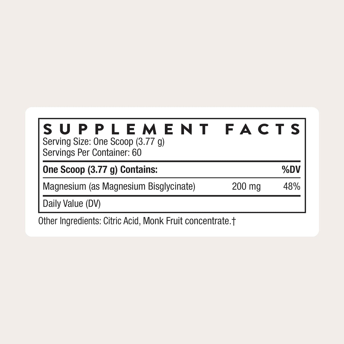 THORNE - Magnesium Bisglycinate - Powdered Magnesium Formula - Supports Restful Sleep, Muscle Relaxation, Heart Health & Metabolism* - NSF Certified for Sport - Gluten, Dairy & Soy-Free - 30 Servings