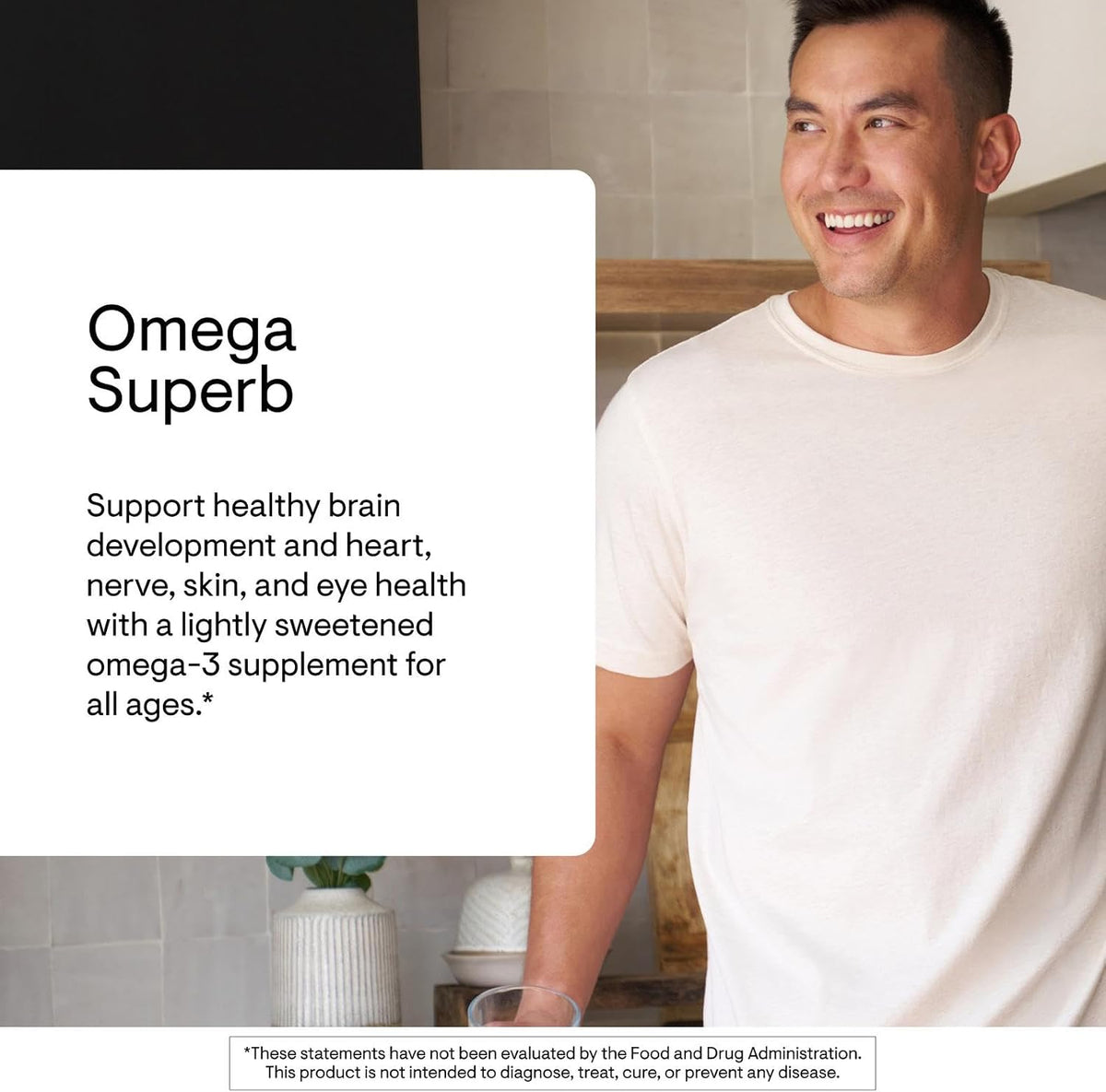 THORNE - Omega Superb - Fish Oil Liquid Supplement with EPA & DHA - Supports Brain, Skin, Joint & Heart Health* - Lemon Berry - Third-Party Certified - Gluten, Dairy & Soy-Free - 40 Servings
