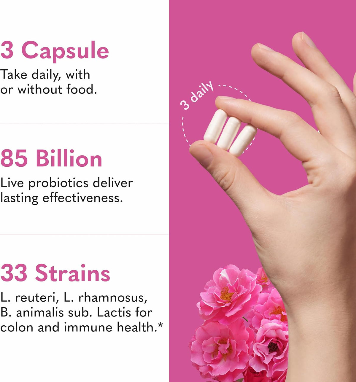 Garden of Life Raw Probiotics Women 50 & Wiser - 85 Billion Live Cultures - Probiotic Supplement with Bulgarian Yogurt & Eastern Europe Wild Kefir Culture - 90 Vegetarian Capsules
