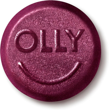 OLLY Women's Daily Multivitamin Gummy, Vitamins A, D, C, E, Biotin, Folic Acid, Adult Chewable Vitamin, Berry Flavor