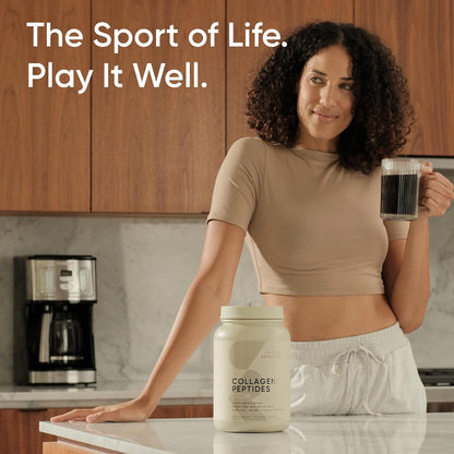 Sports Research® Collagen Peptides Protein Powder 16oz (Unflavored) | 11g Grass-Fed Collagen per Scoop · Hair, Skin & Joint Support · Easy to Mix in Coffee & Shakes - 41 Servings