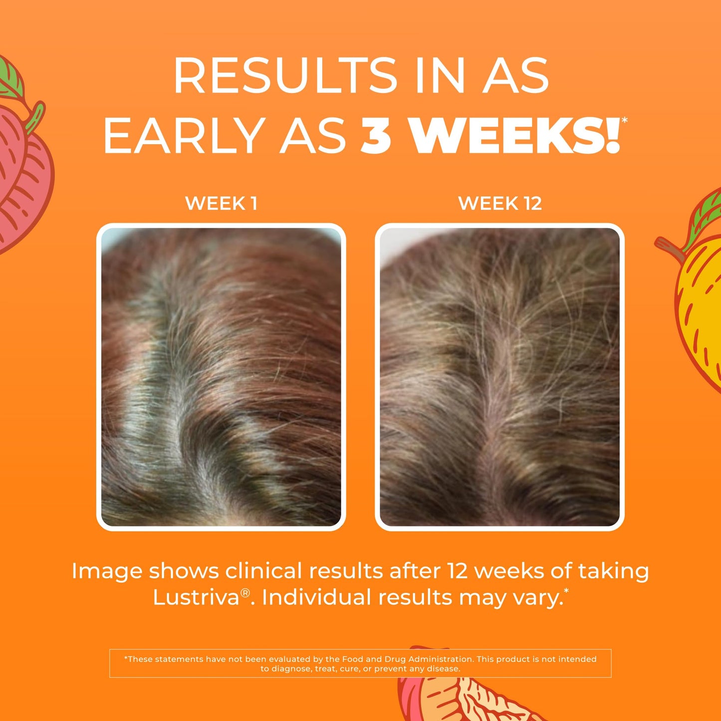 MARYRUTH'S Liquid Multivitamin + Hair Growth. Peach Mango | Clinically Tested in Women for Thicker Hair & Facial Wrinkles | Biotin 10000mcg | Ages 18+ | 15.22 Fl Oz & 30 Oz