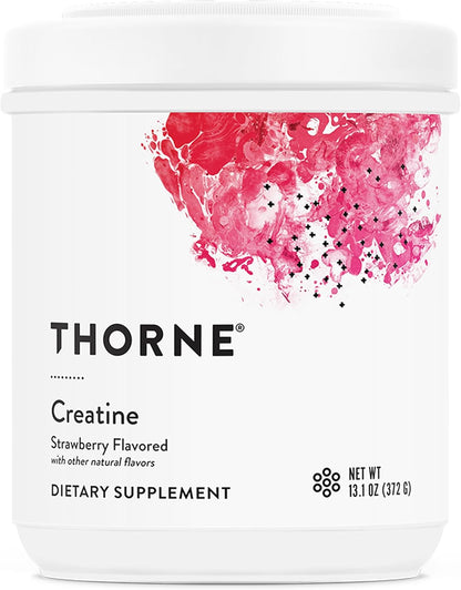 THORNE Creatine - Micronized Creatine Monohydrate Powder - Support for Muscles & Cognitive Function* - for Women & Men - Pineapple Orange - NSF Certified for Sport - 5 g per Serving - 60 Servings