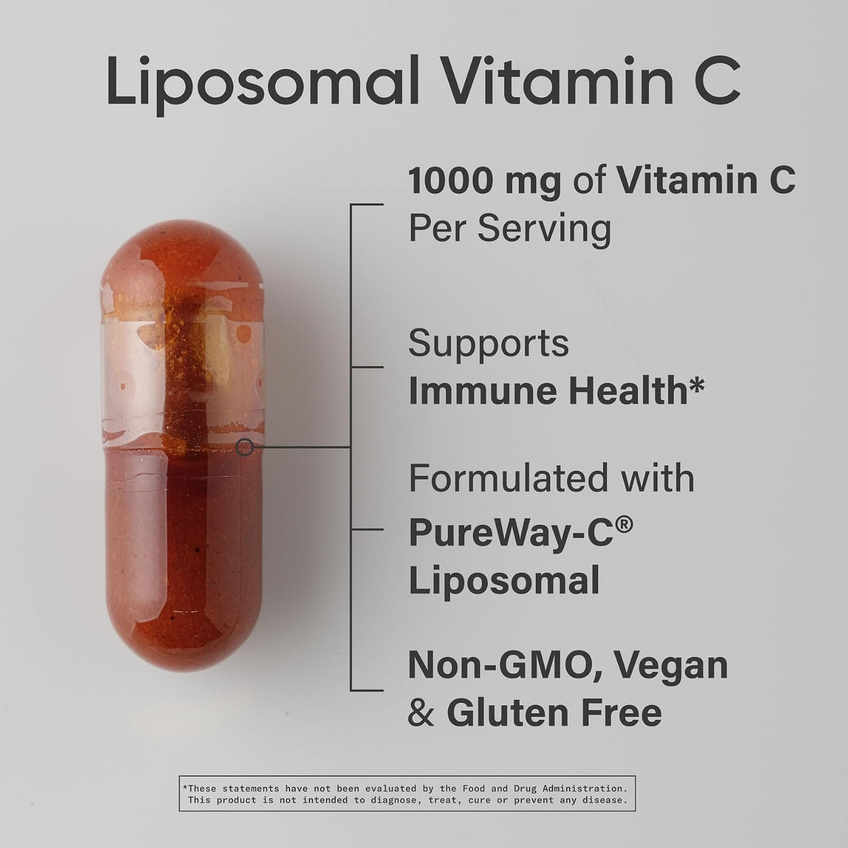 Sports Research® Liposomal Vitamin C 1000mg, 180 Liquid Capsules | Antioxidant Activity & Immune Support - Enhanced Absorption - Non-GMO Verified & Gluten Free - Ascorbic Acid Vitamin C
