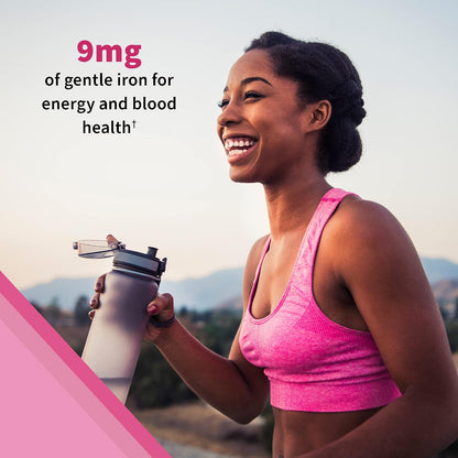 Garden of Life Vitamin Code Women's Multivitamin Gummies with Iron and Probiotics for Immune Health, Digestive Support, and Energy Support, Non-GMO, Cherry Flavor, 90 Gummies